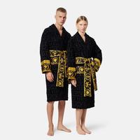VERSACE 情侣家居棉质印花Baroque浴袍 Z4800 S