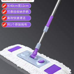 法普 平板拖把家用懒人地板拖大面积一拖地净干湿两用墩布拖布保洁尘推