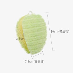 sanko 日本洗衣海绵擦家用衣领袖口清洁刷多功能双面去污软毛刷