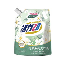 活力28 洗衣液2kg袋装花漾茉莉强力去污家用持久留香实惠官方正品