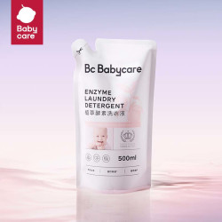 babycare 植萃酵素洗衣液桃叶系列宝宝专用婴幼儿童洗衣液 500ml 1袋 独立装
