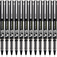 PILOT百乐 BXC-V5 直液式走珠笔 黑色 0.5mm 12支装