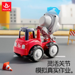 汇乐玩具 HUILE TOYS）工程车队婴幼儿童汽车玩具宝宝挖掘机玩具车男孩1-3岁生日礼物 新款-搅拌机