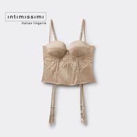 Intimissimi 意舒漫夏季新品ANNA桑蚕丝拼接蕾丝塑身胸衣GDI2596 香槟色-447J M