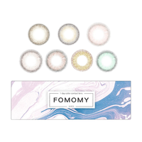 Fomomy 彩色隐形眼镜日抛10片装 6#Honey Tan蜂蜜棕色 350度