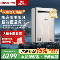 林内 REU-A1620WD(K)-CH 燃气热水器 16L 天然气