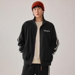 斯凯奇 夏季针织男士外套时尚休闲运动外套男