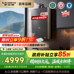 A.O.SMITH JSQ31-EJ5Wi 零冷水恒温 16L 天然气燃气热水器