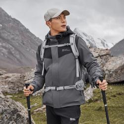 Jack Wolfskin 德国狼爪ARLAND男士户外防风抓绒三合一冲锋衣A62276