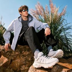 FILA 男鞋FUSION系列休闲鞋湖系户外机能潮鞋