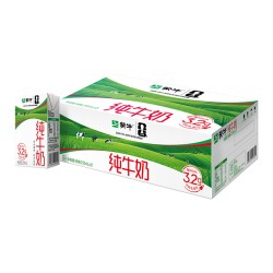 蒙牛 3.2g蛋白质 纯牛奶 250ml*18盒