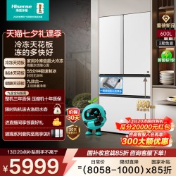 海信 大冻梨系列 风冷法式门冰箱