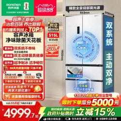 容声 方糖系列 BCD-515P60FZNAD 风冷法式多门冰箱 515L 机皇白
