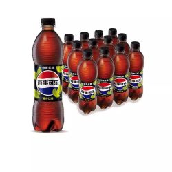 百事 可乐无糖青柠味碳酸饮料汽水500ml*12瓶饮品整箱装