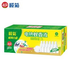 榄菊 电热蚊驱蚊水家用电蚊香非无毒官方旗舰店6瓶1器