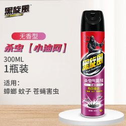 black swirl-wind 杀虫剂蟑螂药一窝端灭蚊喷雾跳蚤蚂蚁药苍蝇家用室内气雾剂