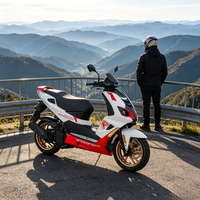 标致 SPEEDFIGHT4+ 150cc 复古通勤省油踏板燃油摩托车 冰雪白/魅力红