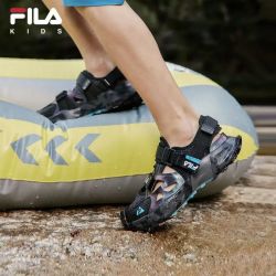 FILA 童鞋凉鞋2025新款男童女童户外溯溪鞋K55B523802萤火虫