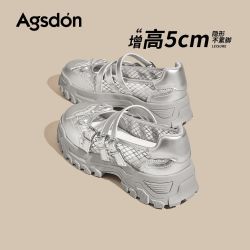奥古狮登 厚底运动玛丽珍女鞋2026新款夏季气质百搭配裙子小皮鞋爆