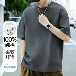 浪莎 100%纯棉 男士T恤
