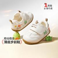 牧童 薄底步前鞋2026秋季卡通萌宠学步男宝宝鞋网面透气软底女童鞋