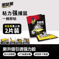 black swirl-wind 粘鼠板强力老鼠贴灭鼠老鼠胶笼捕鼠器家用加大加厚2片装