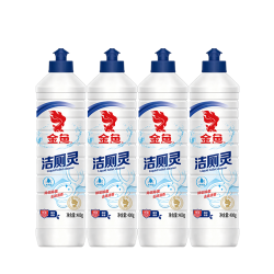 金鱼 洁厕灵400g*4瓶新升级卫生间马桶清洁剂除垢去渍除臭去异味