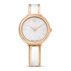 施华洛世奇 施华 crystalline 金属手链玫瑰金色手表
