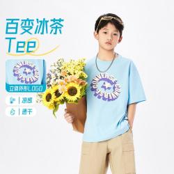 匡威 儿童短袖T恤男童幻影LOGO大童26夏新品