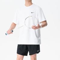 NIKE 夏季款圆领男装短袖T恤时尚休闲男裤短裤运动两件套