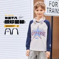 匡威 26秋季新品匡威儿童长袖T恤男童插肩袖长T星标印花大童女童装
