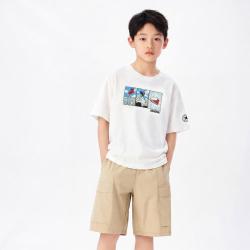 匡威 26夏季新品匡威儿童短袖T恤宽松休闲街头男童短T大童童装