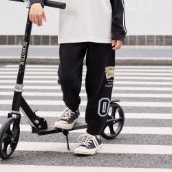 匡威 儿童裤子男童时尚休闲长裤运动卫裤童装春秋商场同款