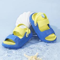 泰兰尼斯 夏季儿童凉鞋男女童鞋一体成型舒适涉水洞洞鞋休闲轻便户外溯溪鞋