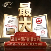 88VIP:清风 棉柔悬挂抽纸4层250抽10提挂抽餐巾纸包装随机