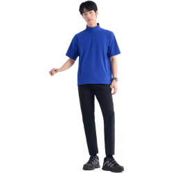 九牧王 JB5EX20612 速干高弹 黑色 32码 男士休闲裤
