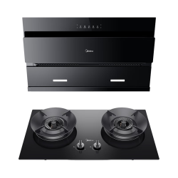 美的 J25S PRO+A3 自动清洗 液化气 烟灶套装