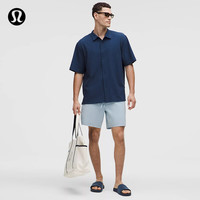 lululemon Swim 男士无内衬游泳短裤 淡洗山顶蓝 2XL