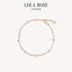 LOLA ROSE 闪星系列新款女士手链女节日礼物送女友生日礼物女 粉闪星手链-LR80163