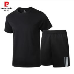 皮尔·卡丹 男士速干短袖短裤套装 KJ-2608