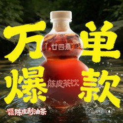 廿四熹养身茶 秋奶限定-双杯陈皮刮油茶