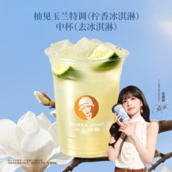 柚见玉兰特调（柠香冰淇淋）中杯（去冰淇淋）TG