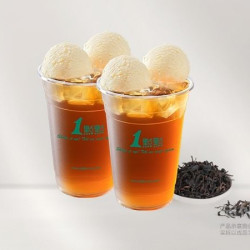 一点点奶茶 冰淇淋红茶双大杯套餐兑换券·1张 1次券