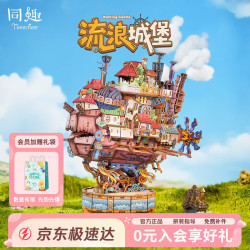 Tonecheer 流浪城堡拼装模型积木 手工摆件