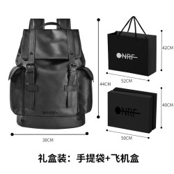 男士双肩包商务电脑包通勤短途差旅学生休闲书包防泼水背包女