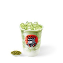 幸运咖 风凉绿豆沙酸奶昔
