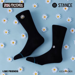 STANCE | ZO&FRIENDS ICON休闲袜2026新款经典袜子时尚潮流男女袜