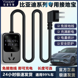 宁点 比亚迪新能源带线接地宝唐宋元秦汉夏海豚海狮海豹免地线充电插座