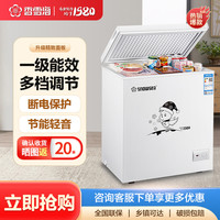 香雪海 110-350升冰柜 冰柜家用小型冷冻柜 冰柜小型家用 冷冻冰柜