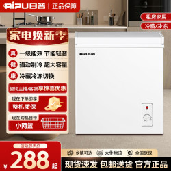 日普 家用租房小冰柜大容量冷冻冷藏两用官方冰柜冷冻柜